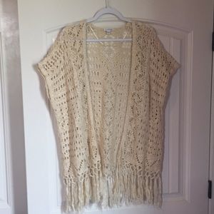 knit oversized cardigan